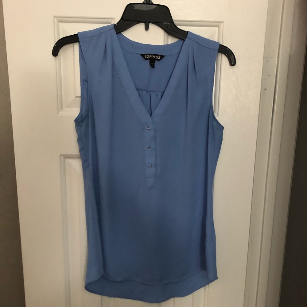 Express Blue Work Tank size extra small/xs